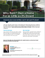 Own a Home for as little as 3% Down!