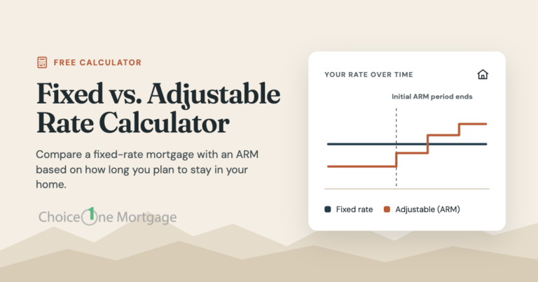 Fixed vs. Adjustable Rate Calculator