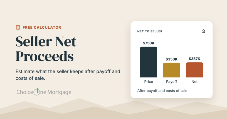 Seller Net Proceeds Calculator