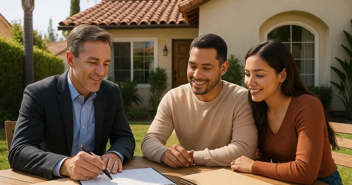 California Realtor and loan officer coordinating a home purchase timeline
