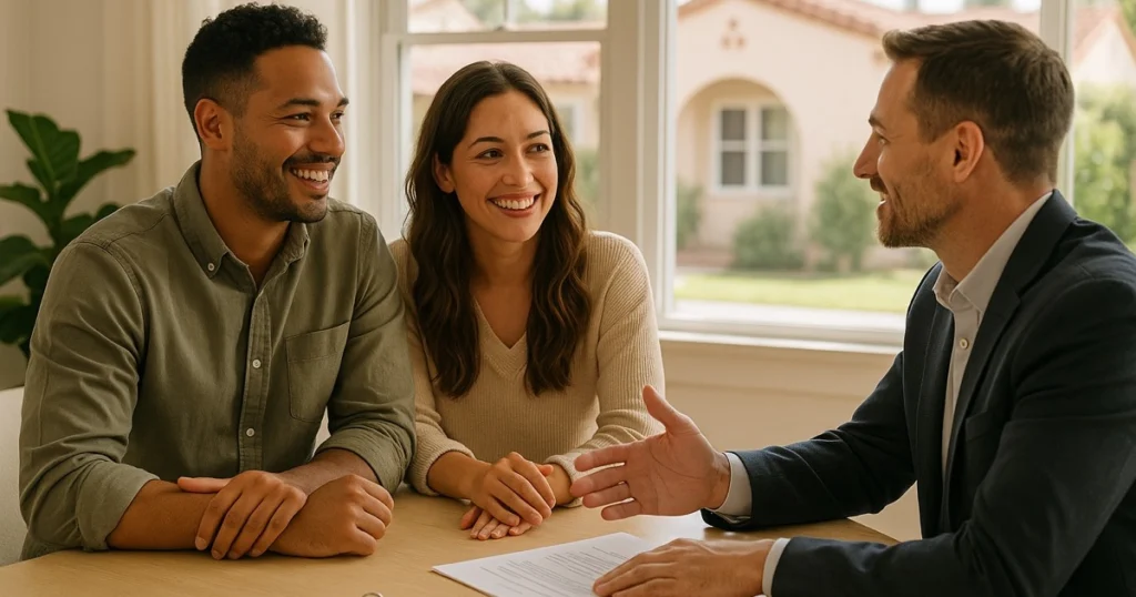 California homebuyers planning a purchase with their mortgage professional